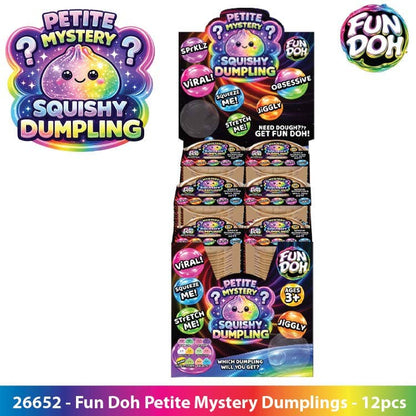 Fun Doh Squishy Mystery Mini Petite 2.5" Dumpling Toy: Wholesale Price