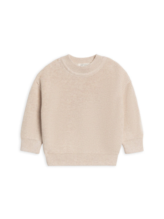 Oat Sweater Knit Crew Pullover