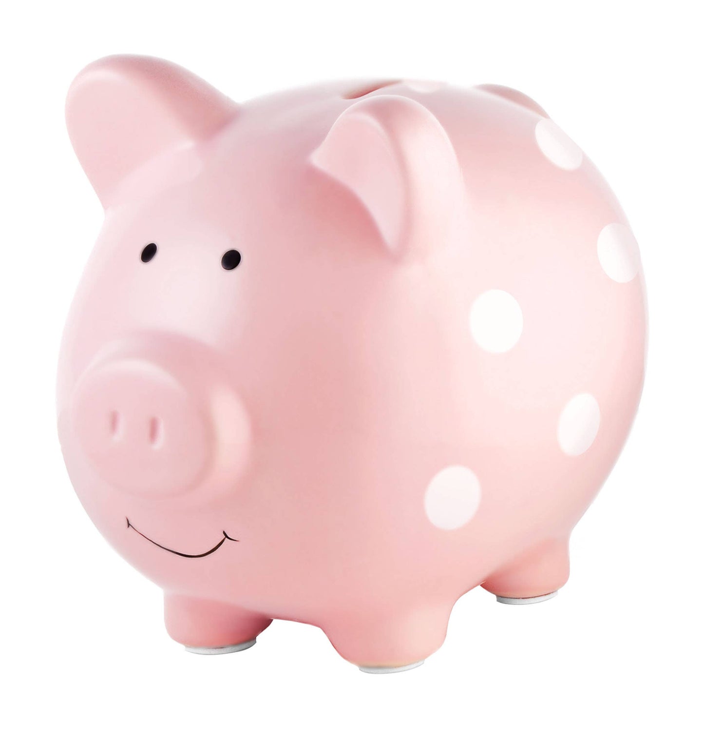 Pink Polka Dot Piggy Bank