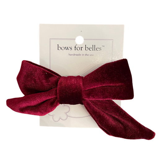 Small Velvet Bow