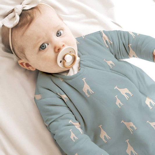 Long Sleeve Sleep Bag: Giraffe Moss  / 1.0