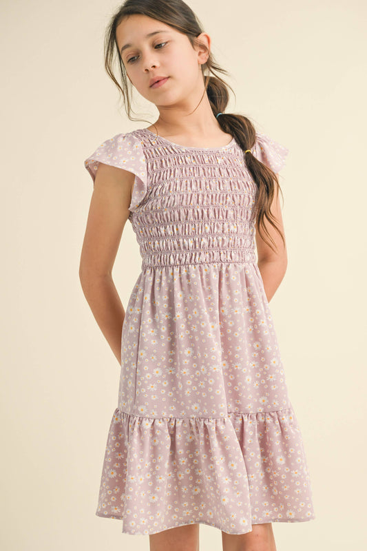 Tween Girls Floral Dress