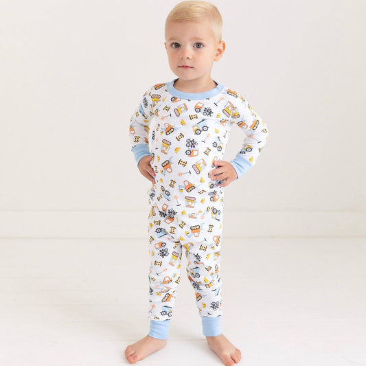 Construction Zone Long Pajama