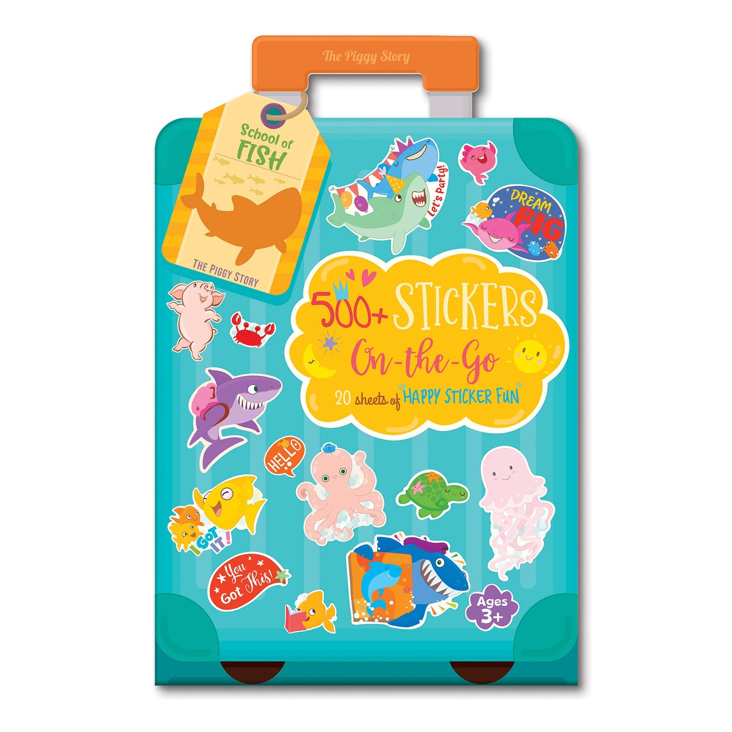 500+ Stickers On-the-Go School of Fish