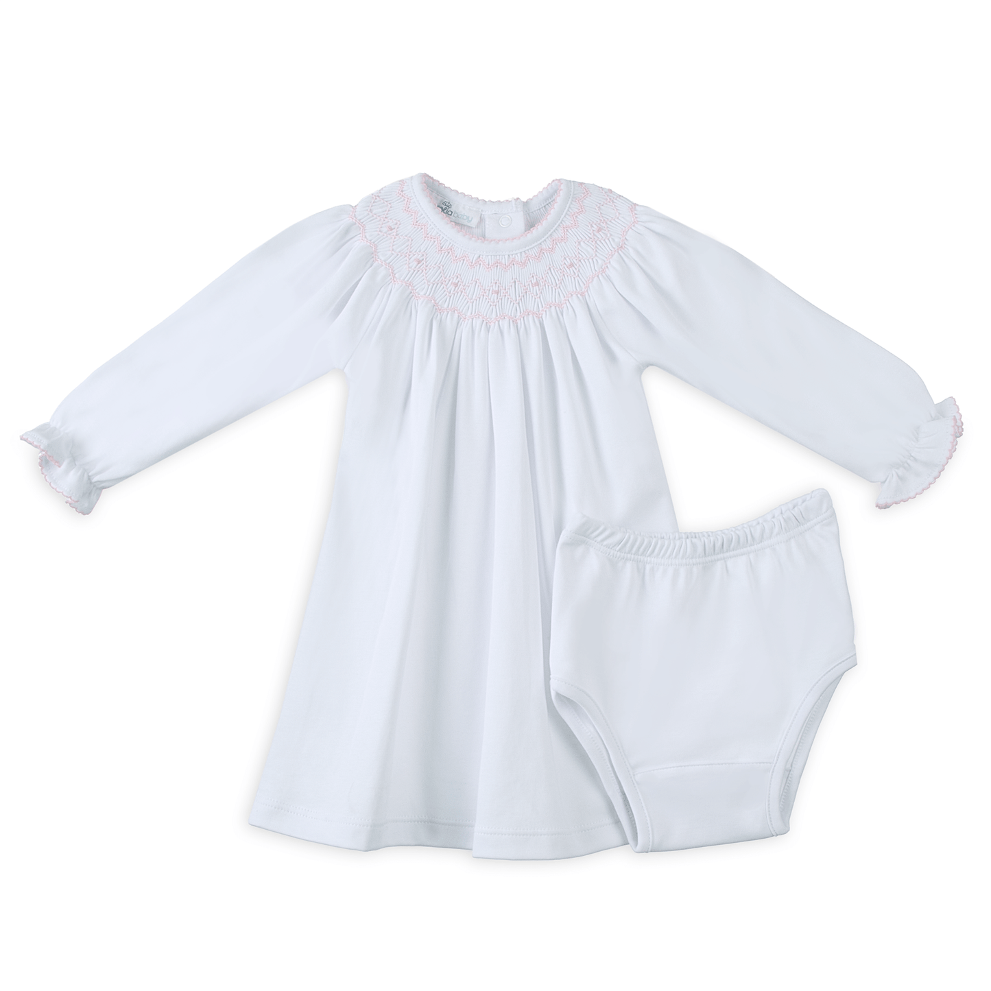 Lizzie's Classics Bishop Long Sleeve Dress - Pink