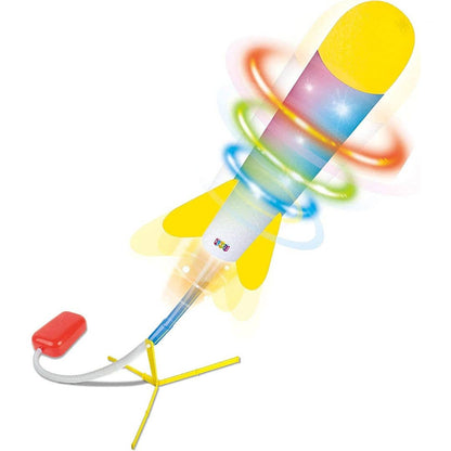 Toy Jump Rocket Launcher Set with LED Lights