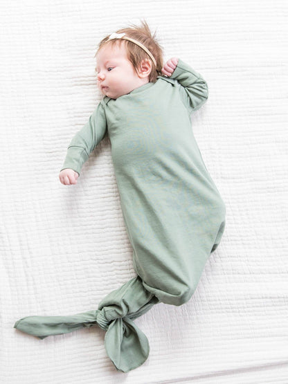 Classic Infant Gown: Thyme