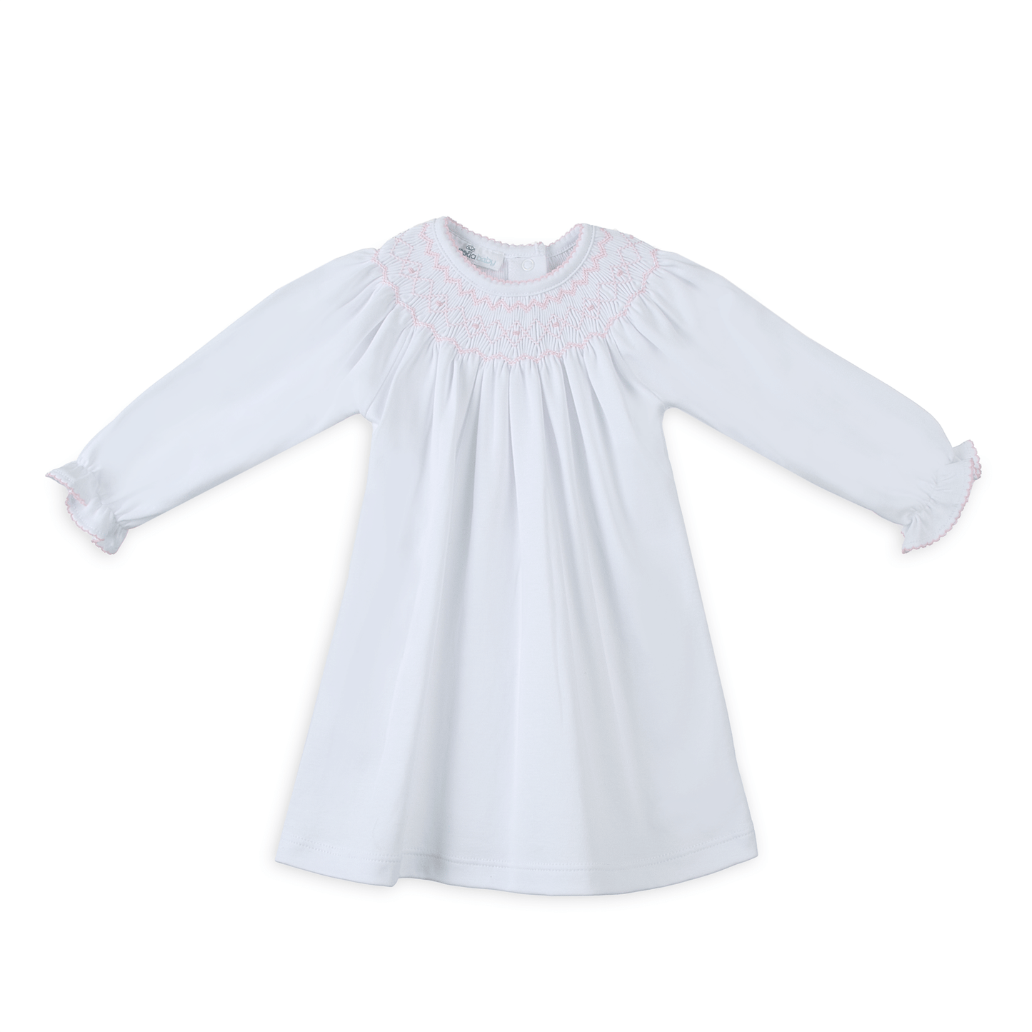 Lizzie's Classics Bishop Long Sleeve Dress - Pink