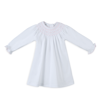 Lizzie's Classics Bishop Long Sleeve Dress - Pink