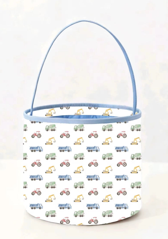 Truck Print Easter Basket