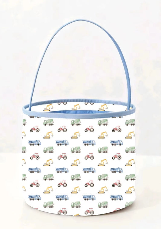 Truck Print Easter Basket