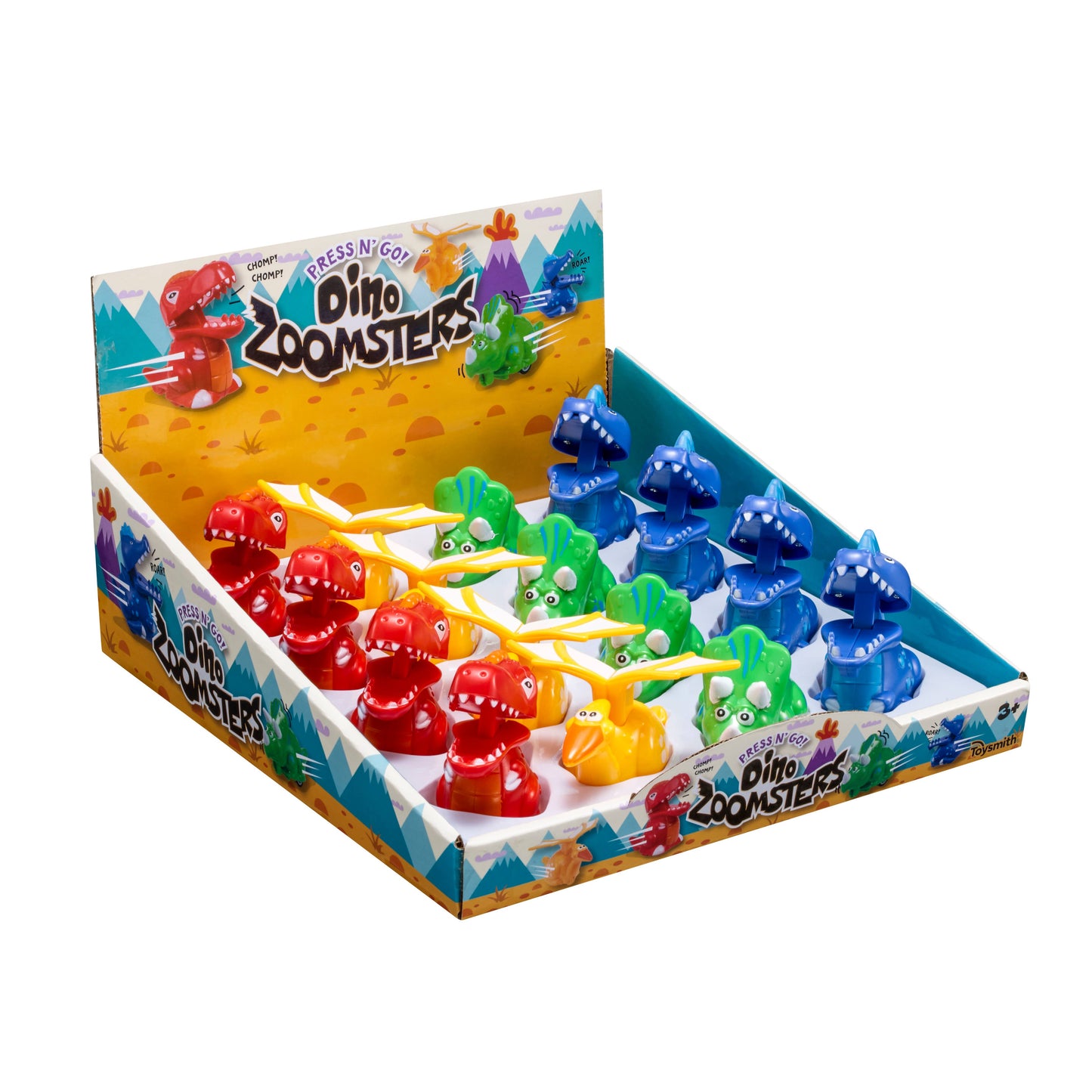 Dino Zoomsters, Assorted Colors/Styles, Press-N-Go Action