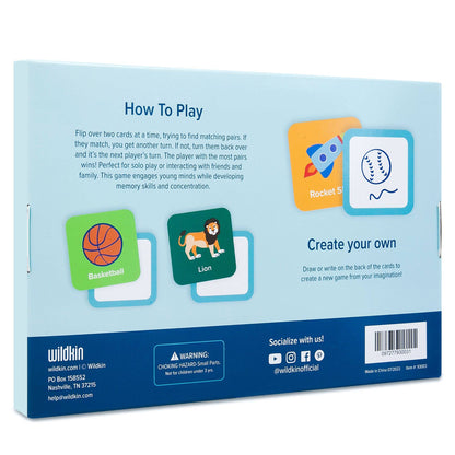 Boys Memory Matching Game