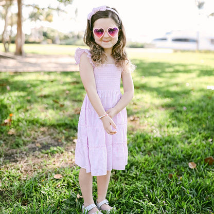 Seersucker Bow Headband