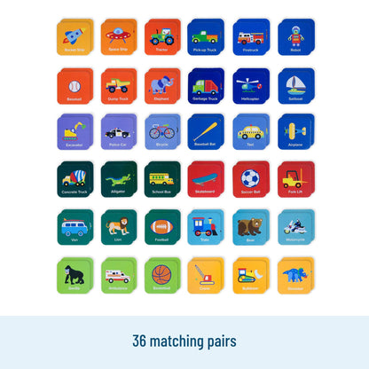 Boys Memory Matching Game