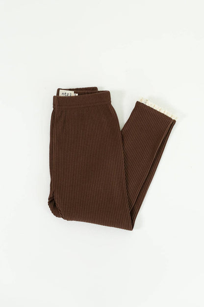 Lydia Leggings: Dark Brown
