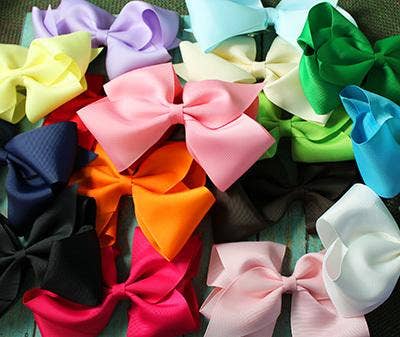 Classic Oversized Grosgrain Hair Bow