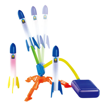 Nothing But Fun Toys - Light Up Air-Powered Stomp Rockets