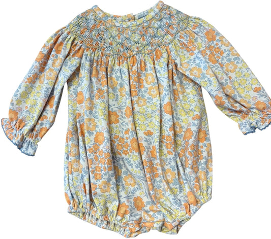 Autumn Breeze Smocked Bubble
