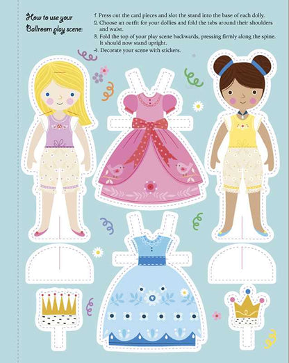 Princesses: Dress-Up Sticker Book