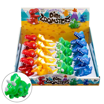 Dino Zoomsters, Assorted Colors/Styles, Press-N-Go Action