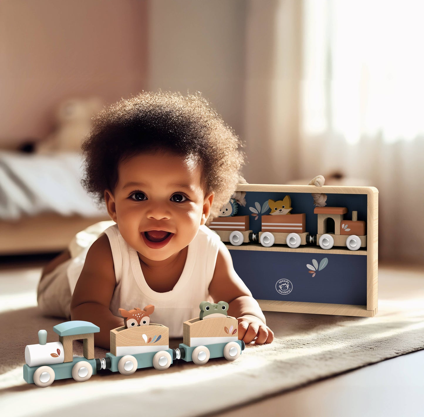 Wooden Train Set