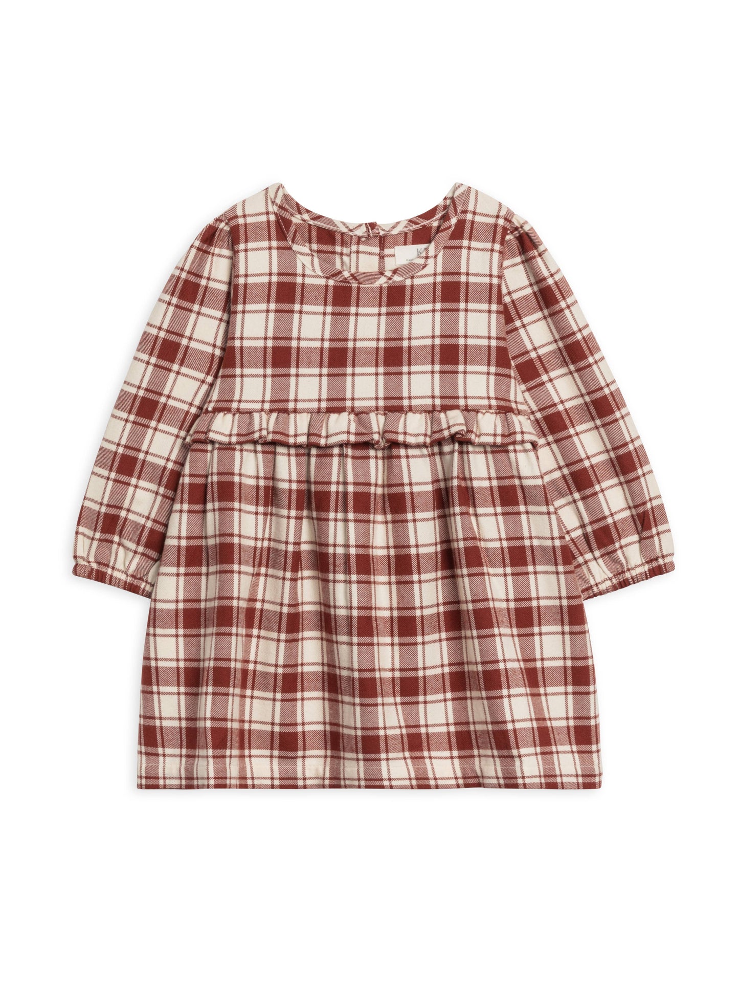 Sydney Flannel Ruffle Dress