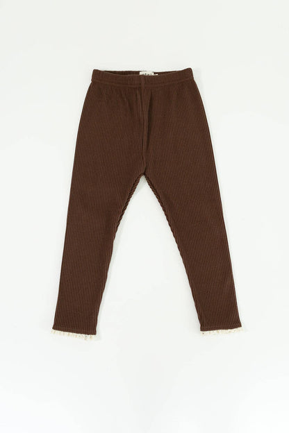 Lydia Leggings: Dark Brown