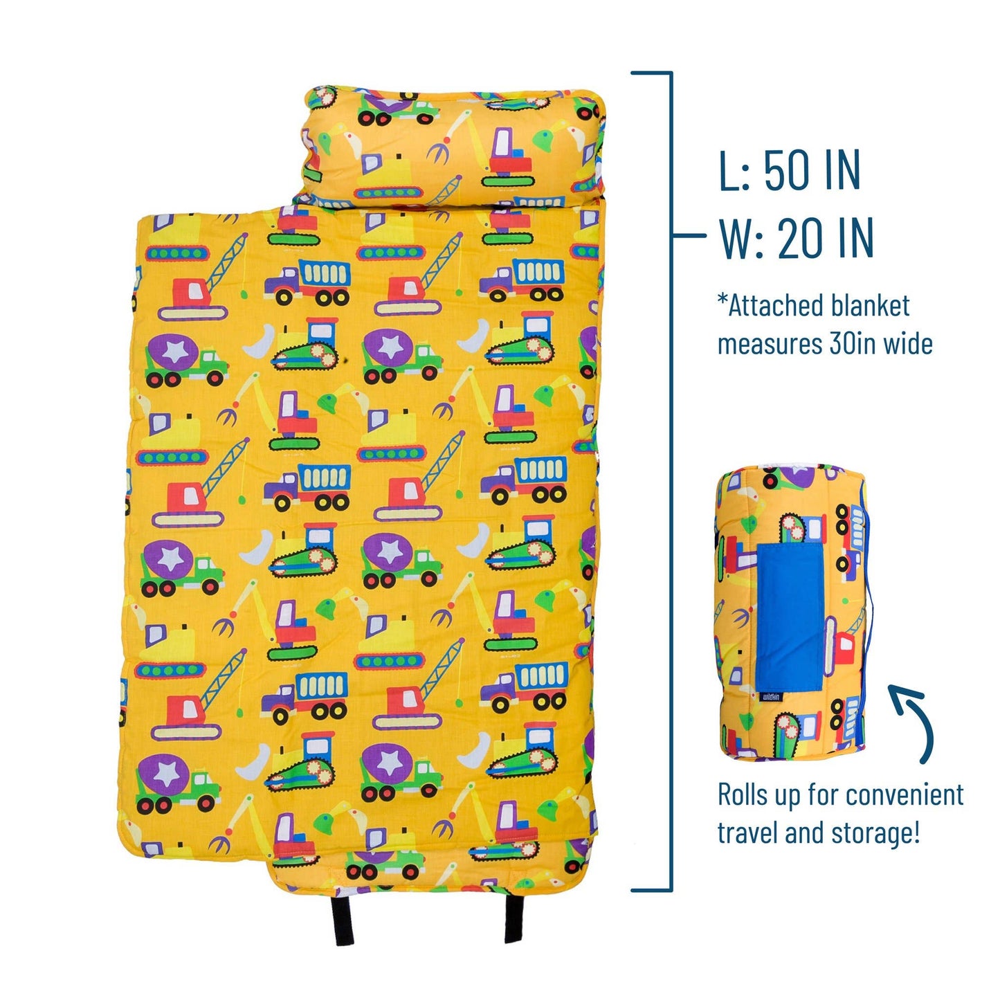 Under Construction Original Nap Mat - Yellow