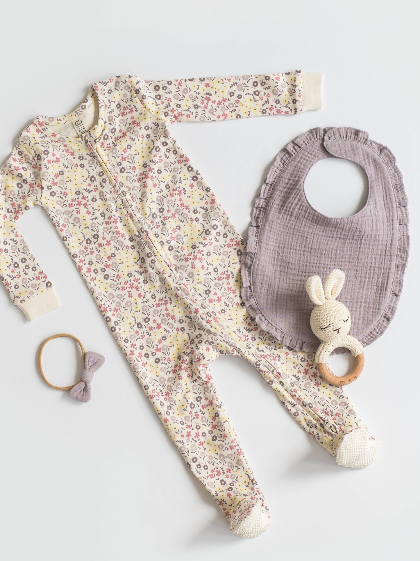 Organic Giada Floral Footed Sleeper