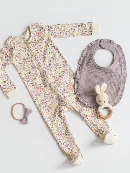 Organic Giada Floral Footed Sleeper