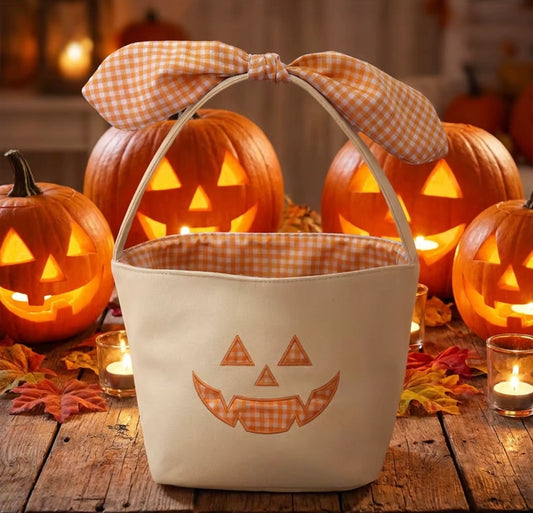 Orange Pumpkin Basket