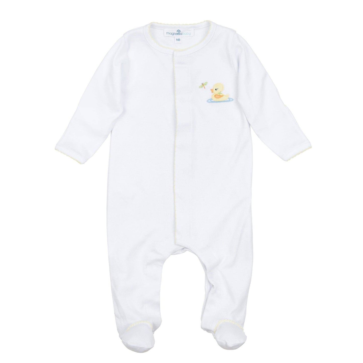 Darling Ducklings Footie - Yellow