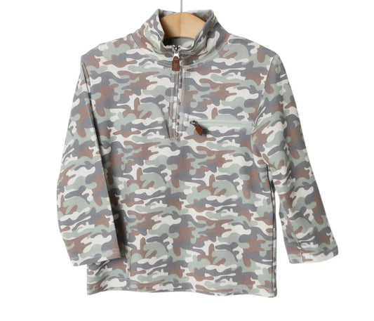 Camo 1/4 Zip Pullover