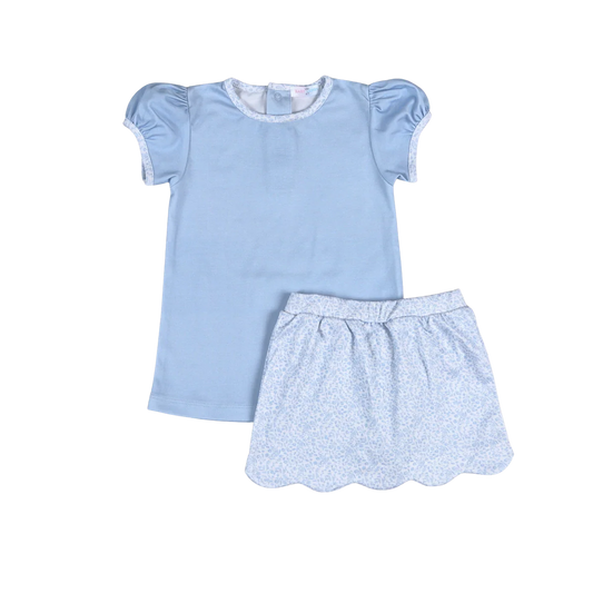 Ivy Floral Skort Set