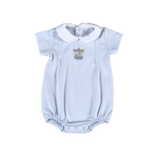 Blue Giraffe Hand Embroidery Bubble