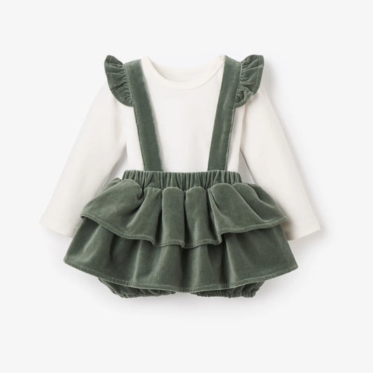 Green Velveteen Jumper