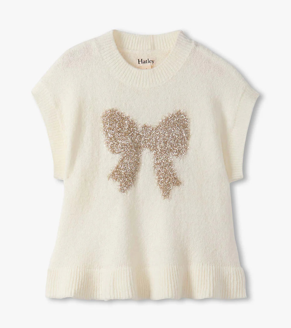 Gold Bow Sweater