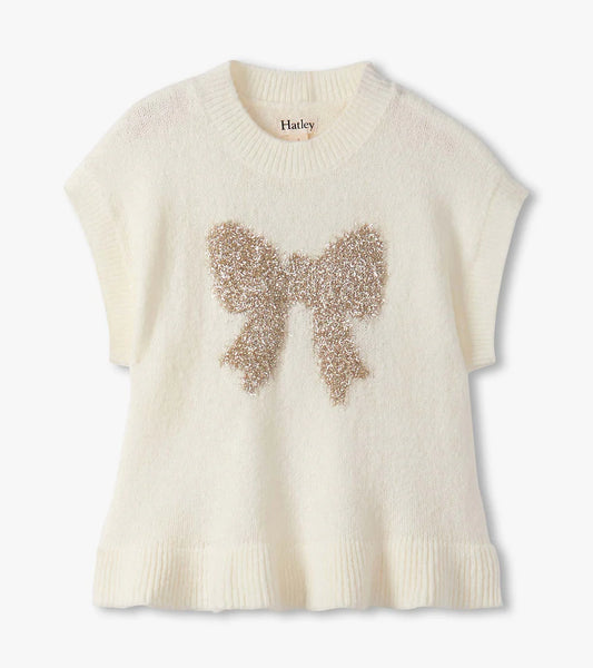 Gold Bow Sweater