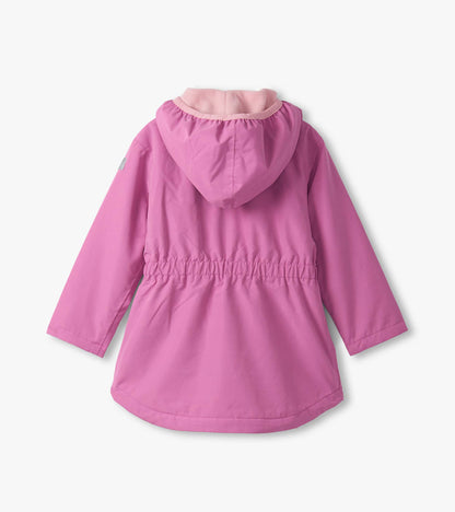 Heart Swans Color-Reveal Field Jacket