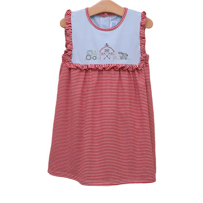 Farm Embroidery Dress