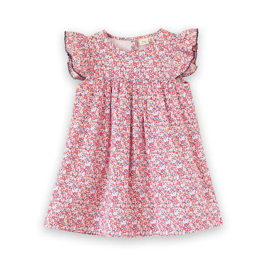 Hannah Dress with Flutter Sleeves