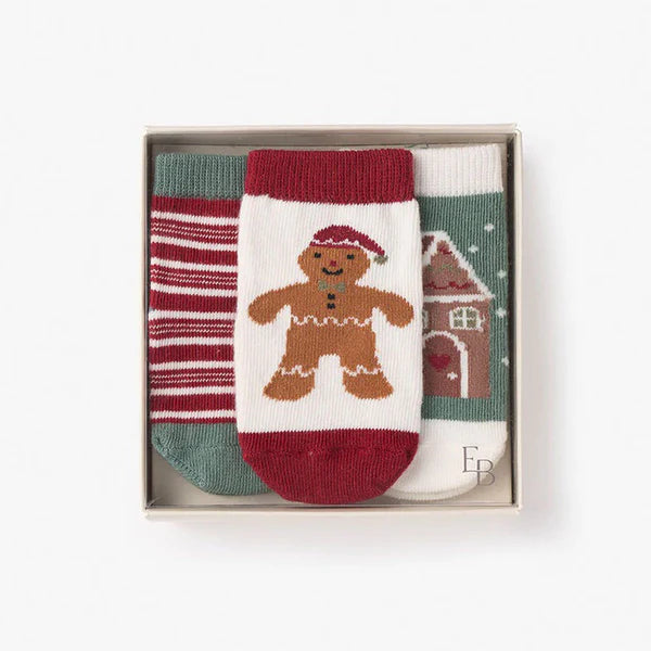 Gingerbread Christmas Socks