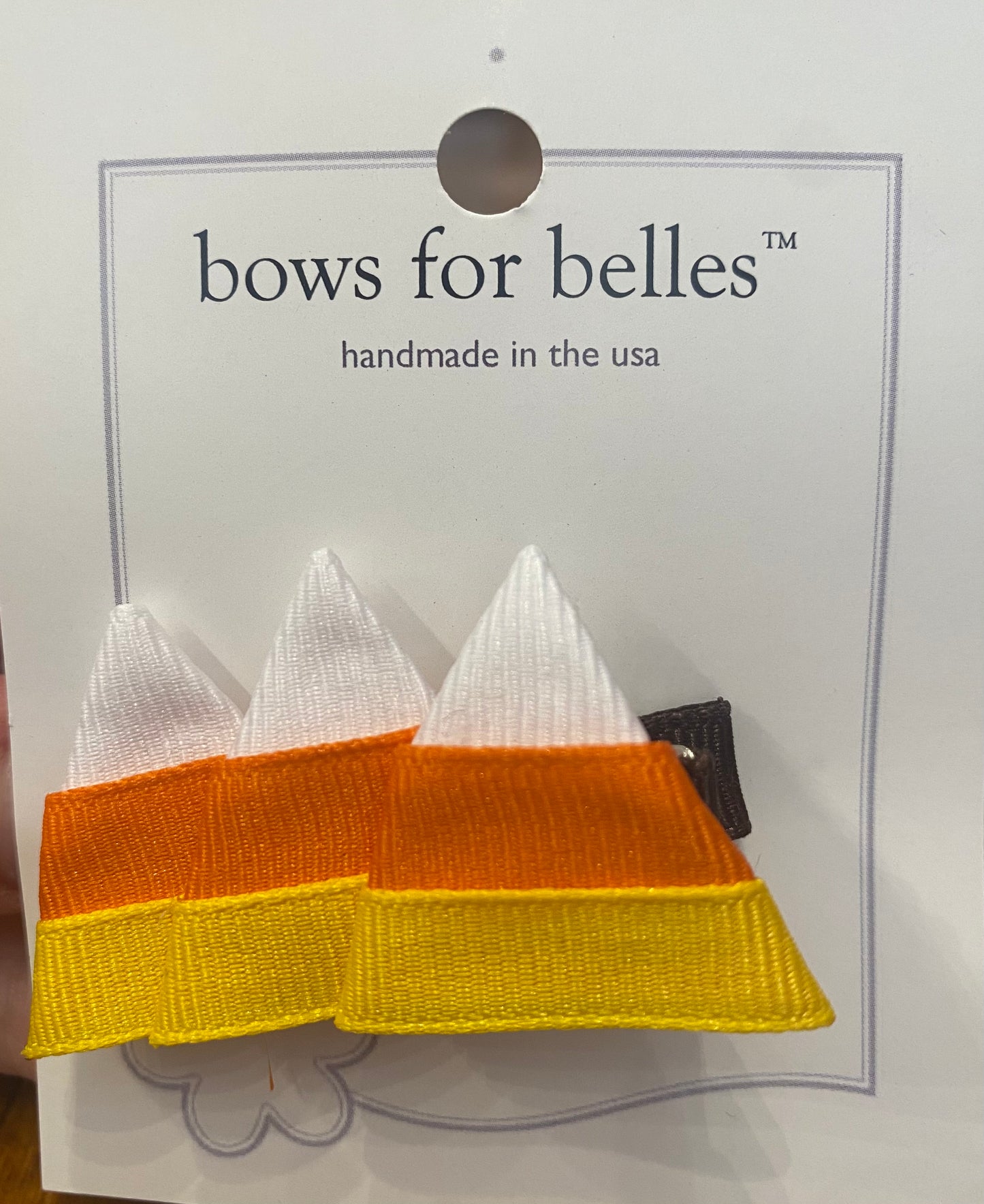 Candy Corn Bow