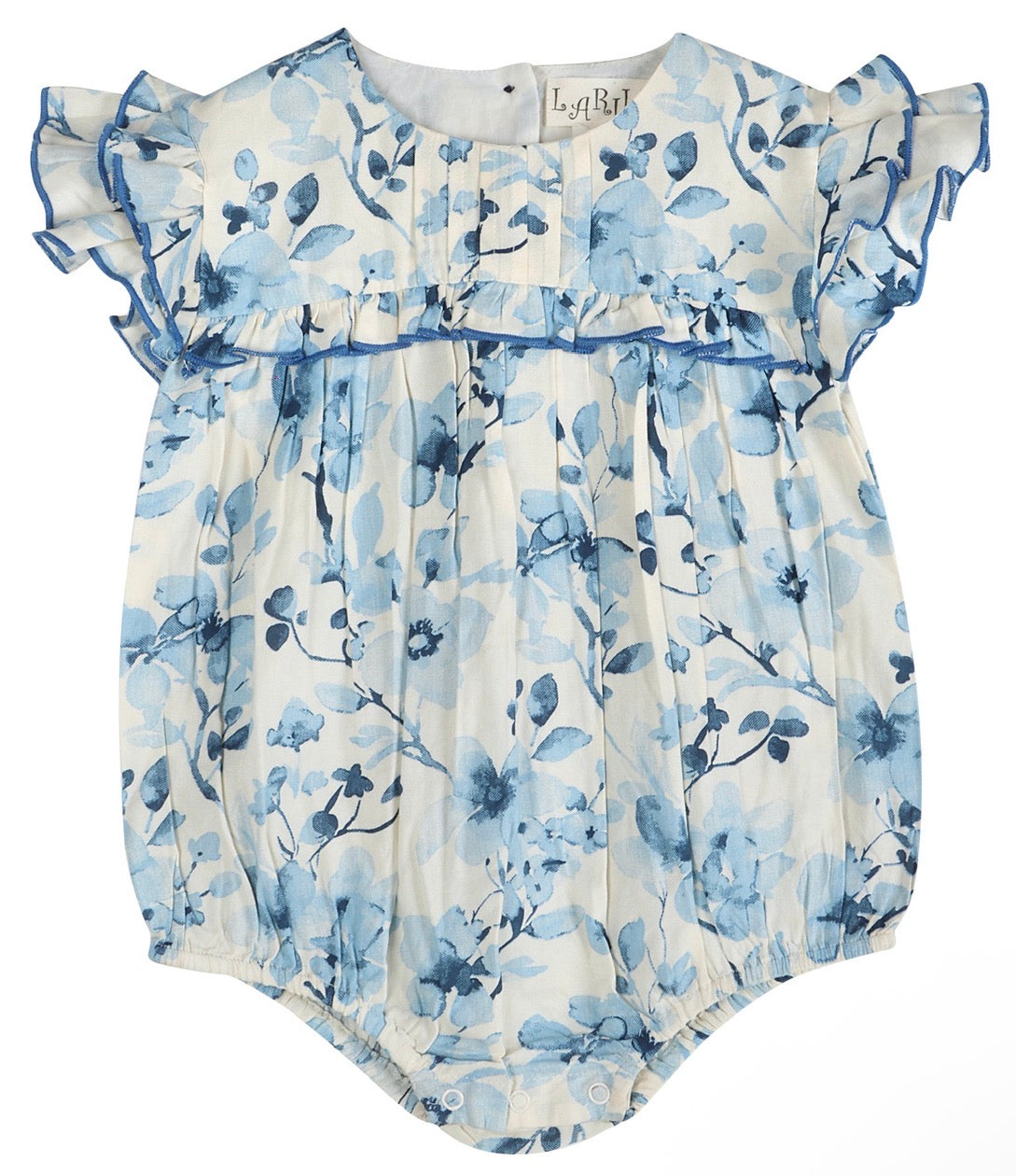 Periwinkle Blue Floral Bubble