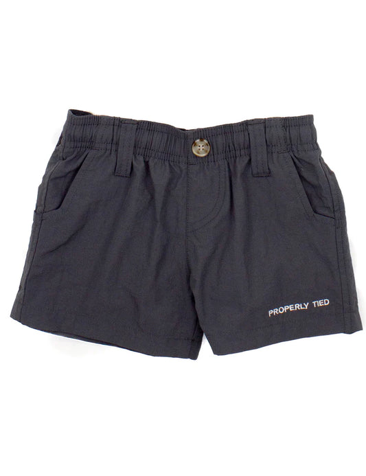 Boys Mallard Short - Charcoal