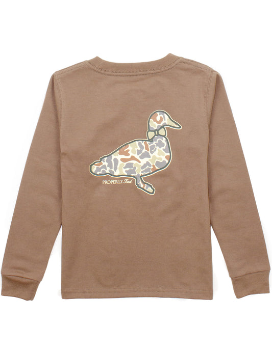 Field Camo Logo Long Sleeve Shirt
