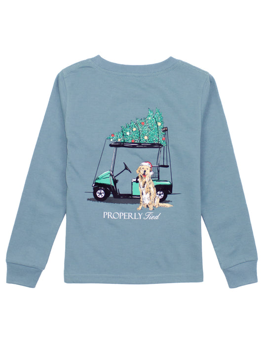 Santa's Caddy Long Sleeve Shirt