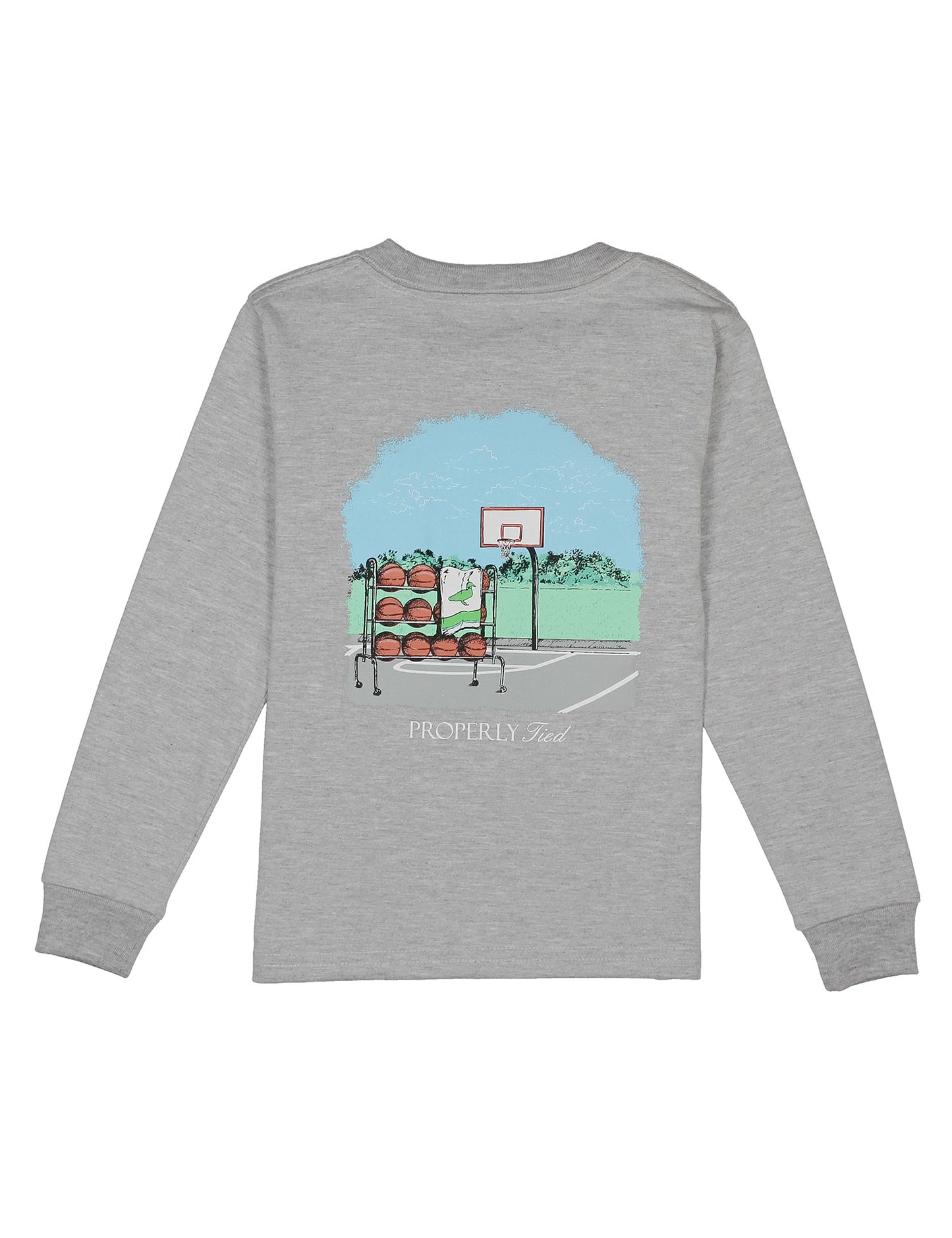 Heather Grey Basketball Shirt