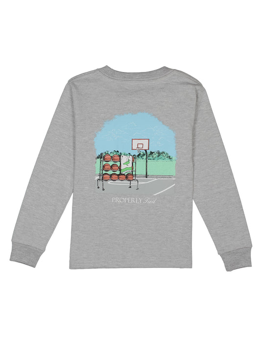 Heather Grey Basketball Shirt